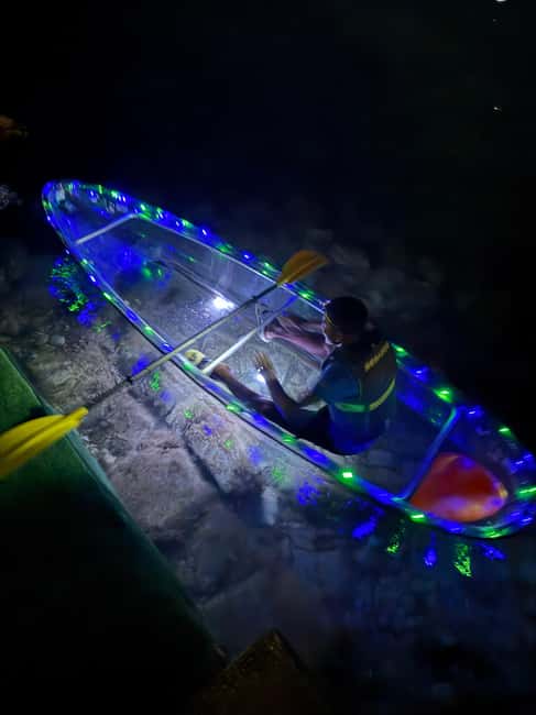 Malta: Illuminated Night Kayak Tour - Glow In The Dark - Where St. Thomas Bay Turns Quiet and Blue After Dark