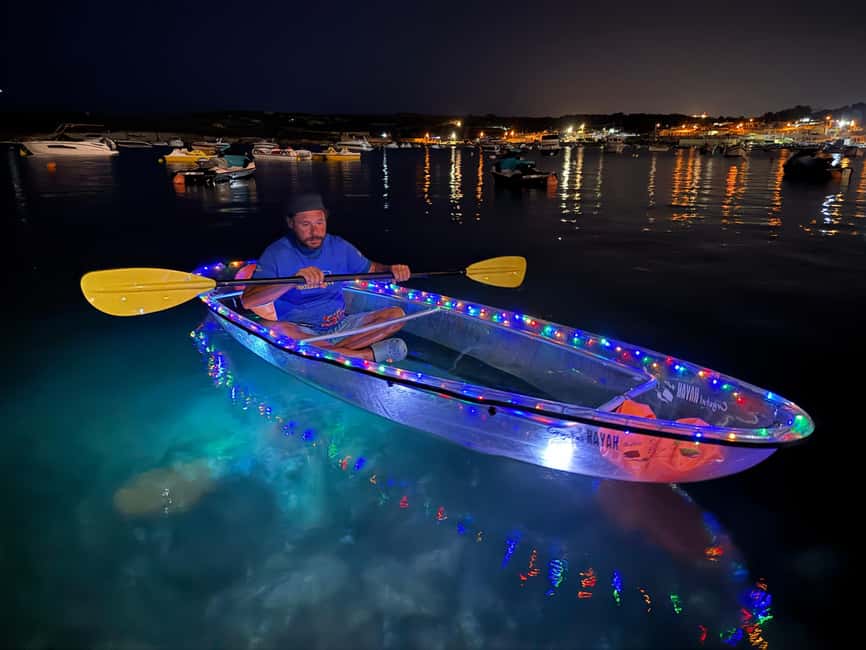 Malta: Illuminated Night Kayak Tour - Glow In The Dark - Munxar Window Sea Cave at Night, and Why It Works