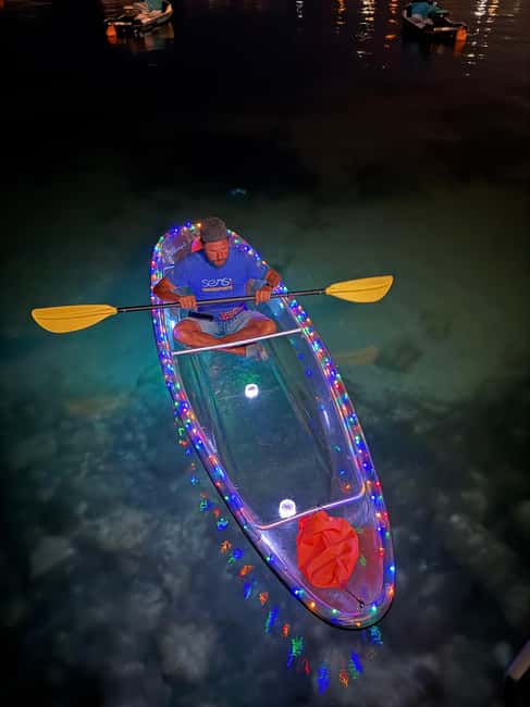 Malta: Illuminated Night Kayak Tour - Glow In The Dark - First Push Off: What the 75 Minutes Feels Like