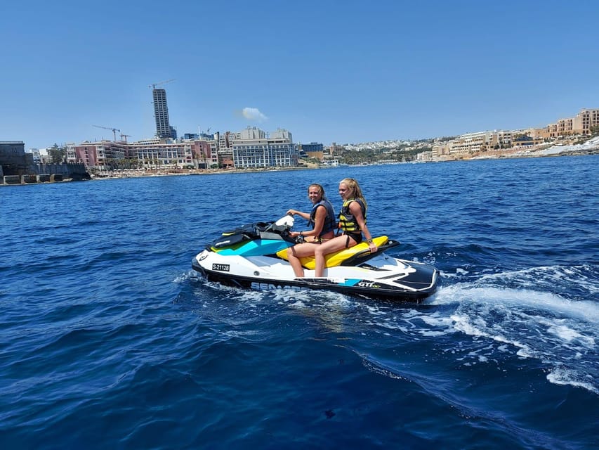Malta: Jet Ski Rental - The St George’s Bay setting: blue-flag water sport energy