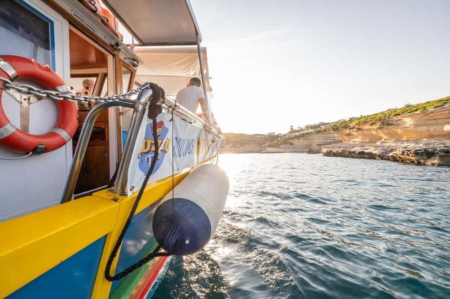Malta: Sunset Boat Tour to St. Peter’s Pool and South Coast - Sunset cruise logistics in Marsaskala, and why timing matters