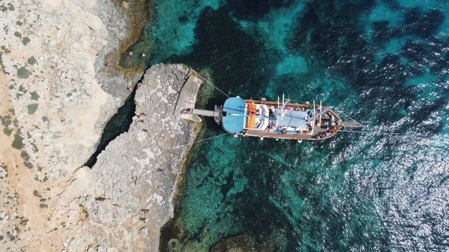 Malta: Sunset Cruise to Blue Lagoon and Caves - The Comino QR code rule, and when it actually affects you