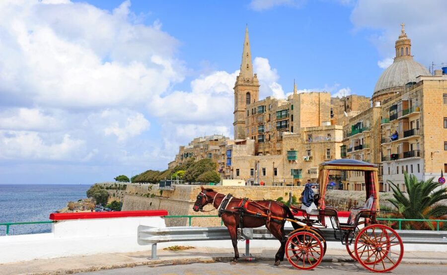 Malta: Valletta, Marsaslokk, Blue Grotto, Hagar Qim & Mdina - Valletta: Upper Barrakka Gardens to Republic Street shortcuts