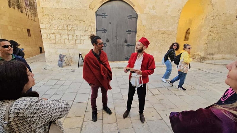 MEDIEVAL MDINA – Power, Blood, Betrayal Walking Tour - Your red-clad guide, 15th-century costume, and the tone of the night
