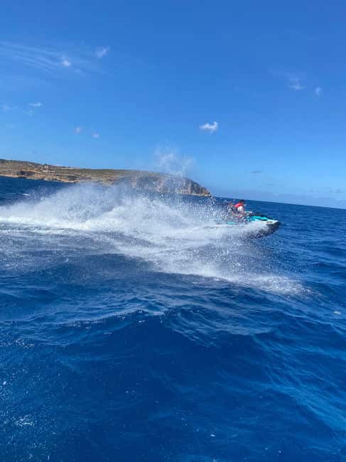 Mellieha: Comino & Blue Lagoon Jet Ski Safari Tour - Ħalfa Rock: where the route feels more adventurous