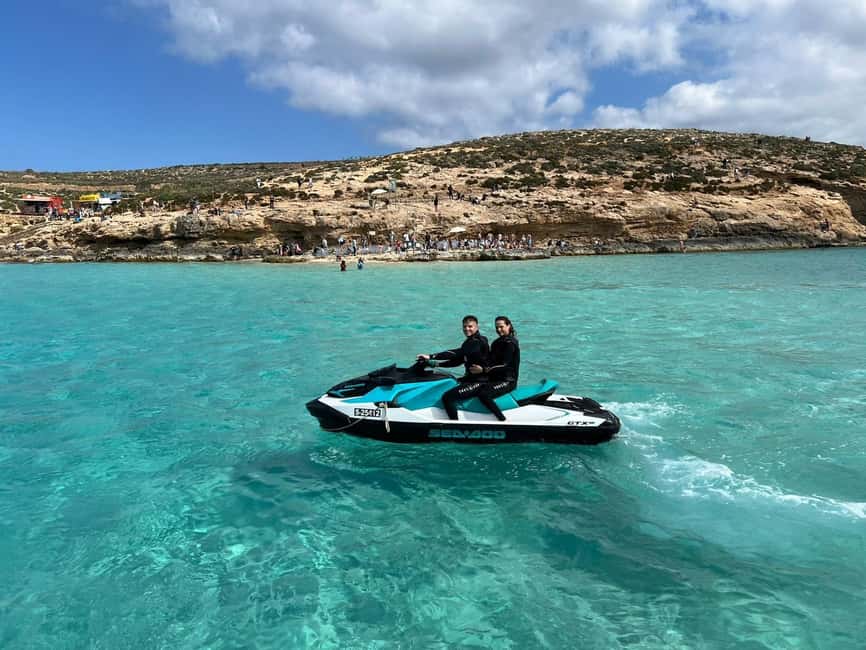 Mellieha: Comino & Blue Lagoon Jet Ski Safari Tour - Crystal Lagoon: calmer water, and the extra attention you’ll enjoy