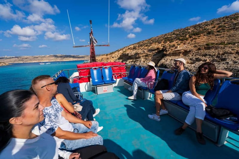 Mellieha: Cruise to Blue Lagoon, Crystal Lagoon & Halfa Rock - Ħalfa Rock swim stop: quick access to open-water views