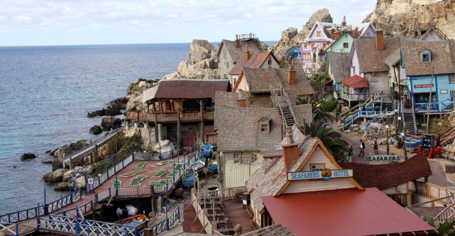 Mellieha: Popeye Village Entry Ticket - The 1980s Film Set Walk: Houses, Shops, and Character Encounters