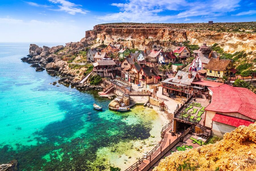 Mellieha: Popeye Village with Optional Private Transfers - Your movie-star moment, plus the world premiere of your own film