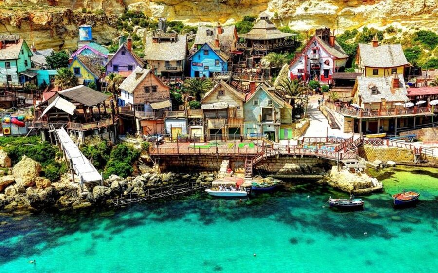 Mellieha: Popeye Village with Optional Private Transfers - Animation shows and meeting Popeye, Olive Oyl, and Captain Bluto