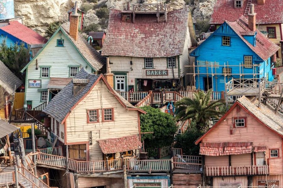 Mellieha: Popeye Village with Optional Private Transfers - Mini-golf, traditional games, silversmith demos, and the kids zone