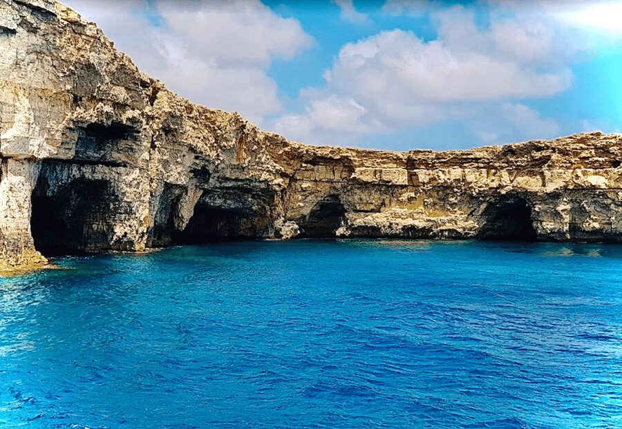 Party Prowl: Crystal Lagoon, Gozo, Santa Maria Caves, Malta - The party vibe: music and timing, not an onboard restaurant
