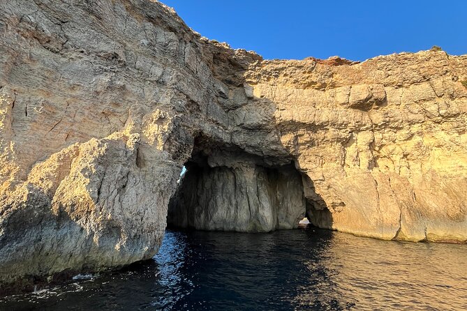 Private Boat Charter Blue Lagoon Crystal Lagoon and Comino - Stop 3 L-Ghar ta Bla Saqaf: A More Dramatic Cave Moment