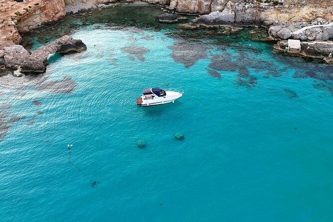 Private Boat Charter Blue Lagoon Crystal Lagoon Comino and Gozo - Crystal Lagoon and St Nicholas Bay: the calmer coves for swimming