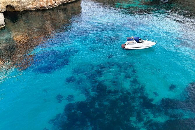 Private Boat Charter Blue Lagoon Crystal Lagoon Comino and Gozo - Cost and value: $385.53 per group up to 7