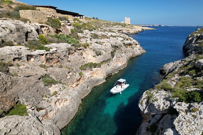 Private Boat Charter Comino, Blue Lagoon, Crystal Lagoon, Gozo - Gozo add-on: Ramla Bay, San Blas Bay, or Mgarr ix-Xini