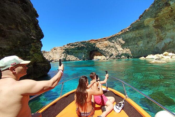 Private Boat Tour at Comino's Blue Lagoon and Crystal Lagoon - Crystal Lagoon: the “nice one” for snorkeling and cliff jumps