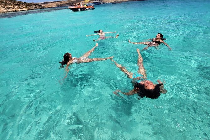 Private Boat Tour at Comino's Blue Lagoon and Crystal Lagoon - Cominotto Reef and the P31 wreck: for the people who want more water time