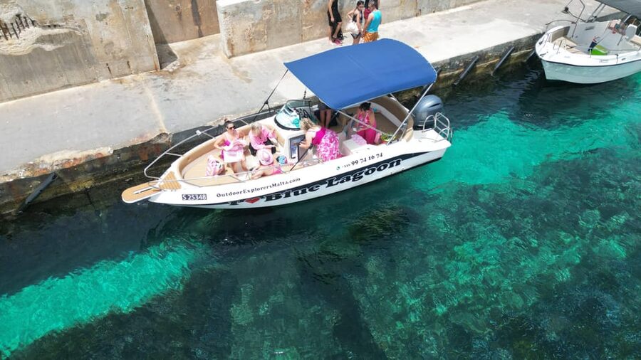Private Boat Tour: Discover Comino's Blue and Crystal Lagoon - The Cavey Pass-By Stops: L-Għar ta’ Bla Saqaf and Friends