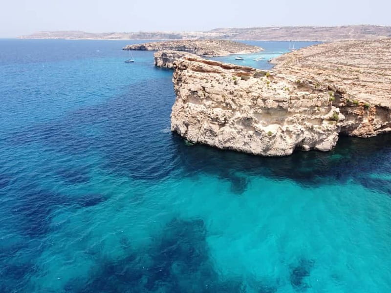 Sliema: Cruise to Comino, Crystal Lagoon, and Blue Lagoon - Mgarr Harbour, Gozo: a quick photo stop with two choices