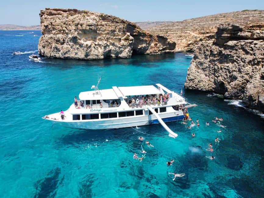 Sliema: Cruise to Comino, Crystal Lagoon, and Blue Lagoon - Boarding in Sliema: what to expect at Luzzu Cruises