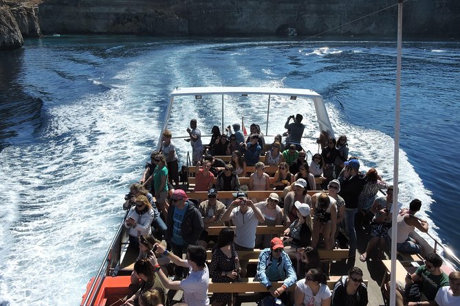 Sliema Cruise to Gozo, Comino and Blue Lagoon in Beautiful Malta - The Malta coast cruise to Gozo: where the views do the work