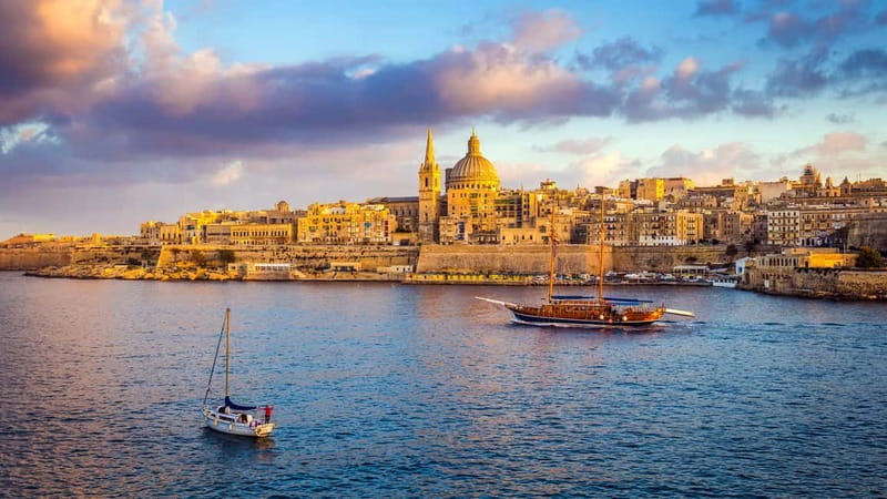 Sliema: Gozo/Comino Blue Lagoon Gulet Cruise w/ Lunch+Drinks - Onboard comfort on a Turkish gulet: shade, music, and seating reality