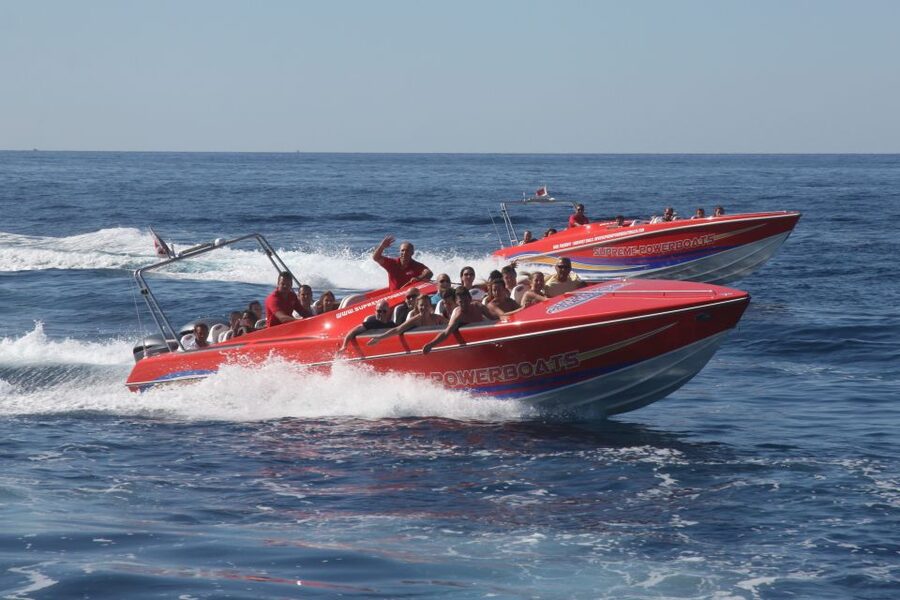 Sliema: Powerboat to Comino Caves & Blue Lagoon with a Swim - The Santa Maria Caves photo stop, 20 minutes with big payoff