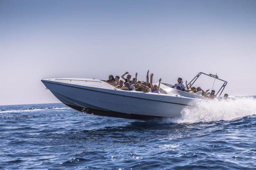St Julians: Powerboat Gozo, Comino and Blue Lagoon - Comino caves on the return leg, what you’ll get