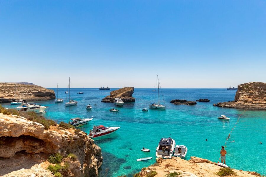 St Paul's Bay: Comino, Blue Lagoon, Gozo, & Caves Boat Tour - Santa Maria Caves and Elephant Rock: what you’ll actually see