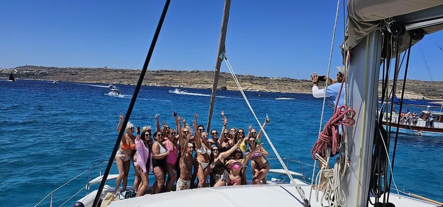 St. Paul's Bay: Half-Day Scenic Catamaran Tour with Drinks - Crystal Lagoon: A Calmer Swim Stop With More Options