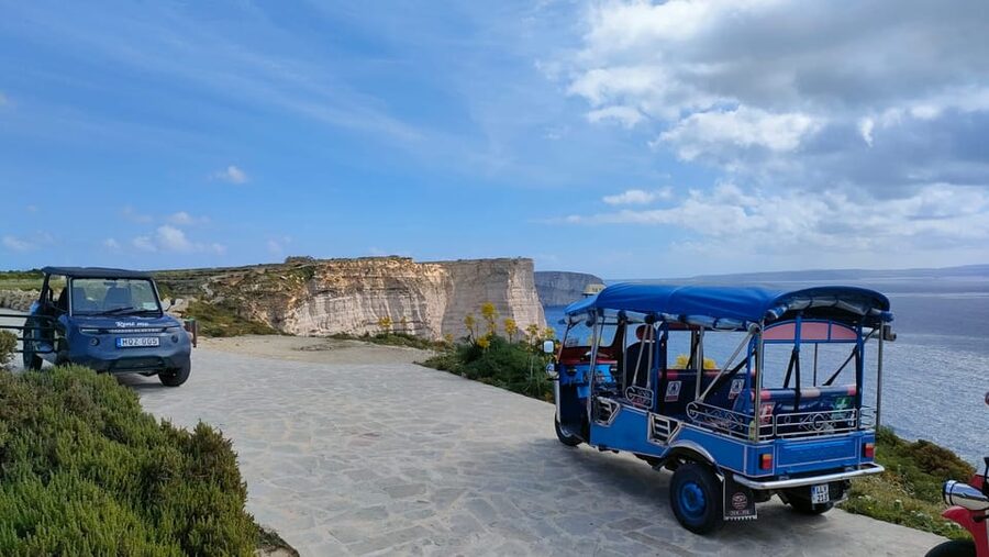 Sunset Tuk Tuk Tour in Gozo & Blue Lagoon (Comino) - Blue Lagoon Swim Time, and the Boat-Back Reality