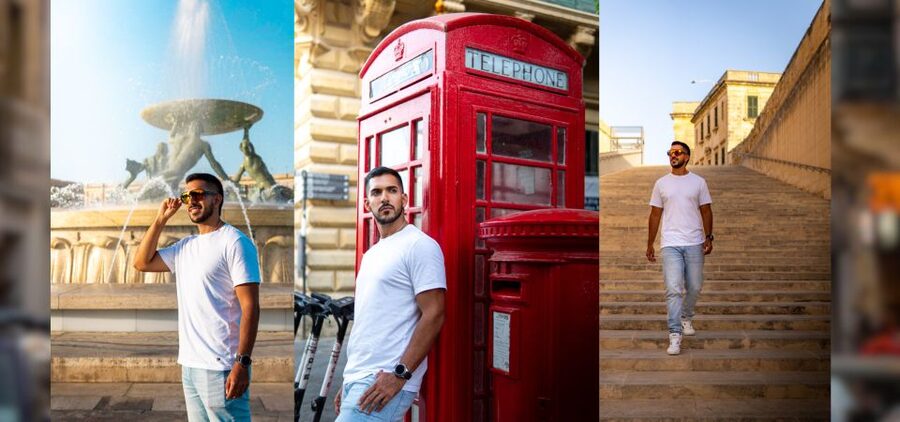 The best photo session in Malta - The one-hour flow, from meeting to your edited photo set