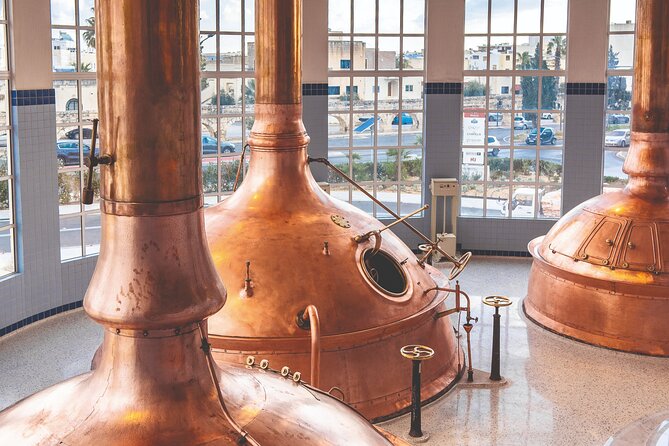 The Brewery Experience & beer tasting including transport - Key things you will notice right away
