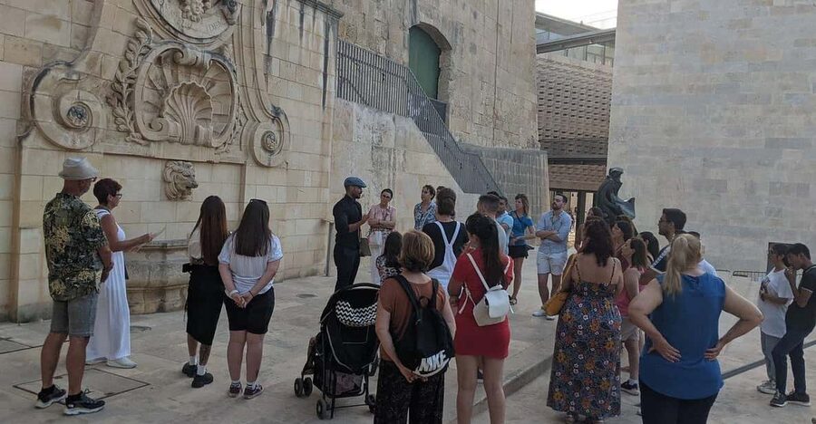 The Grand Tour of Valletta: A walking tour of Valletta. - Royal Opera House stop: power dressed in elegance