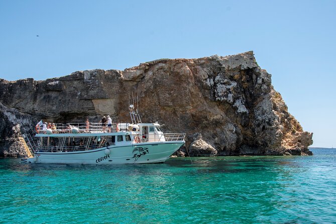 Three Bay Cruise Including Blue Lagoon from Mellieha - Ħalfa Rock Bay in Gozo: a quieter pebbly cove with room to breathe