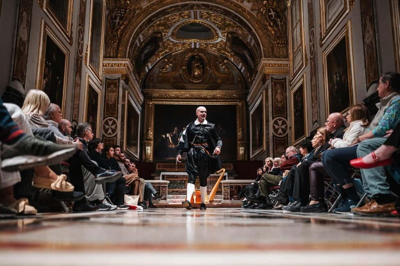 Valletta Resounds: The Caravaggio Experience - The show structure: Fra Bartolomeo and the Beheading scene