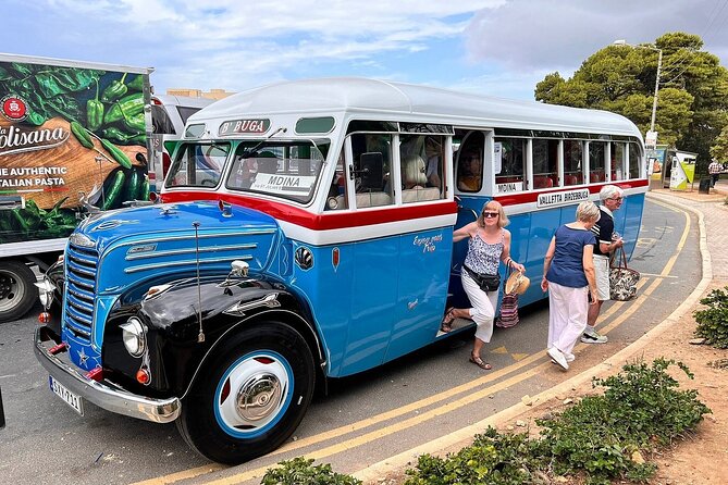 Vintage Bus to Valletta and Sliema and Rabat and Mdina - Route walkthrough: Sliema, St Julian’s, Balluta, and Spinola pickup feel